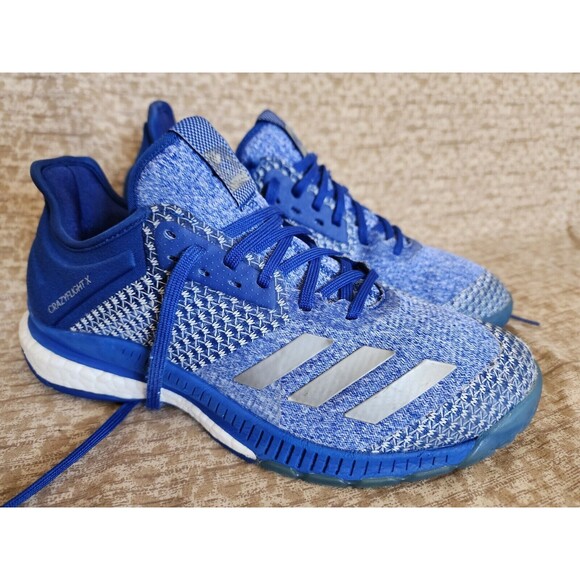 Adidas Originals Primeknit Crazyflight X2 Volleyball Shoe - Blue (US 7.5 / UK 6) - Picture 1 of 16